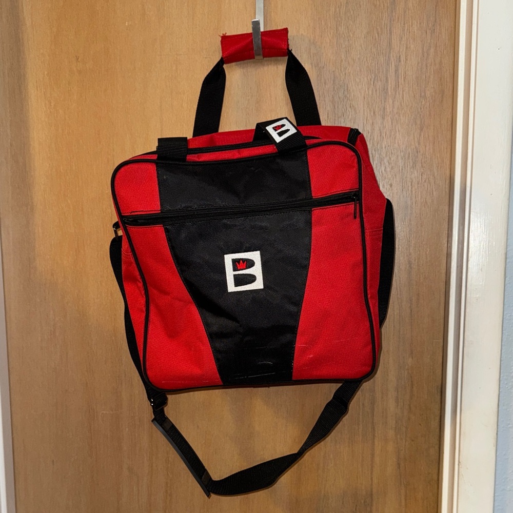 Brunswick Bowling Bag with Logo Hard Bottom Shoe Compartment Pocket